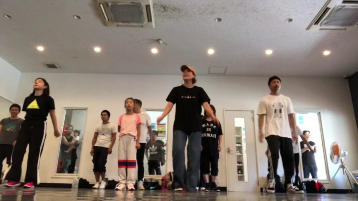 Yuri WAACK 超入門クラス street dance studio A-sh梅田