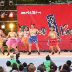 『桐女ダンス部「凰花」』　ダンス八木節（桐生八木節祭り） 2018.08.05
