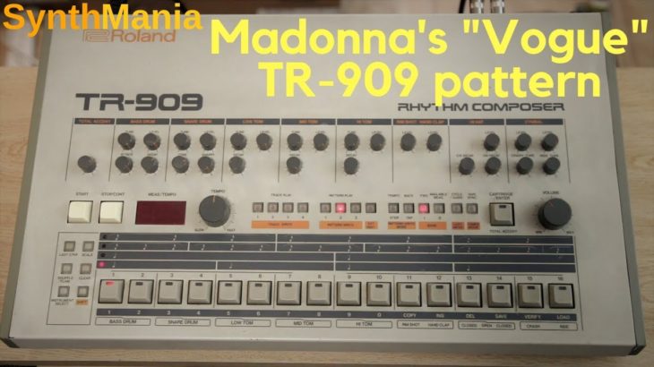 How to program Madonna’s ”Vogue” TR-909 pattern