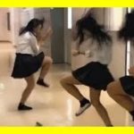 【Tik Tok】ダンス💕女子高生💕髪の毛ヤバイｗｗｗ