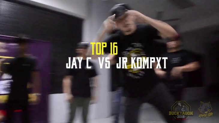 BUCKTAGON 2018 | KRUMP 1V1 | TOP 16 |  JAY C vs JR KOMPXT