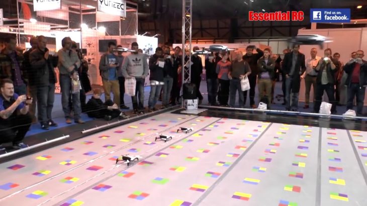 DANCING Parrot Bebop 2 FPV DRONES: UK DRONE SHOW 2016