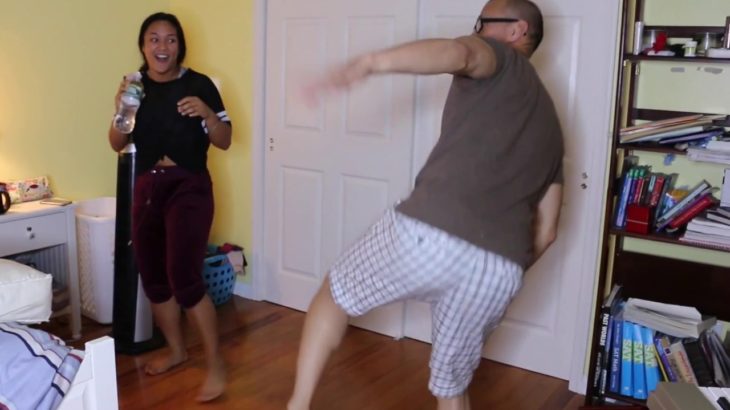 Dancing the Teen Bopper Dances ft DAD TWErKING