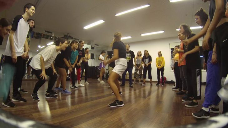 Krump session after Kid Joker and Monzta Klaw’s class