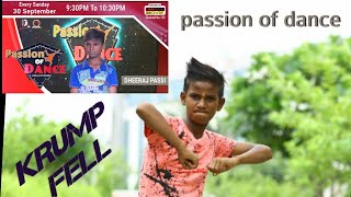 PASSION OF DANCE RUNNER UP || Krump Fell || Dance cover by DHIRAJ