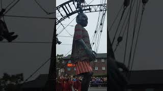 The Giant boy doing a reggae dance