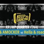 V & AMOCKER vs Hella & road / Quarter Final of Krump Side / Keep dancing vol.14 Newschool