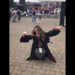 Hermione Granger cosplay voguing dancing to Mario Bros theme remix