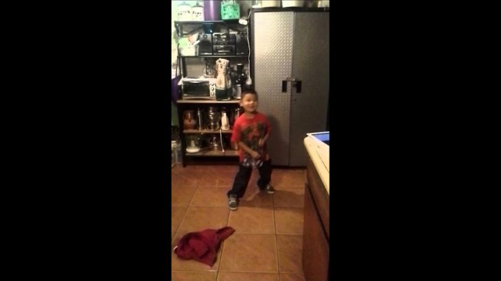 My son dancing teach me how to Dougie