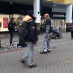 Street dance in London  Jamaican rastaman “Reggae king”