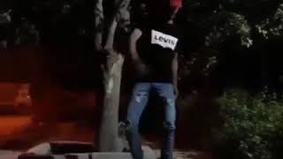 Street location krump dance
