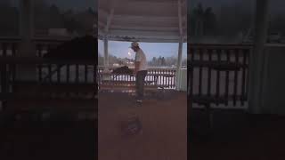 The Dalles Dubstep Dancer December 2018- fan mask prequel