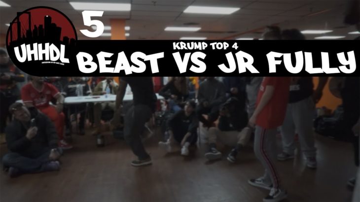 Beast vs JR Fully | Krump Top 4 | Underground Hip Hop Dance League #UHHDL