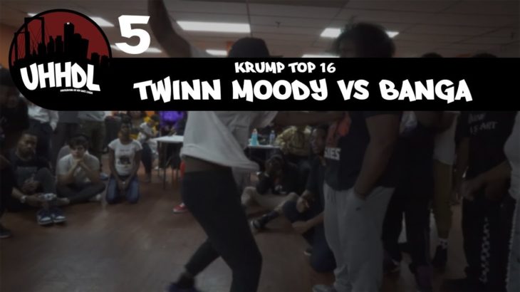 Twinn Moody vs Banga | Krump Top 16 | Underground Hip Hop Dance League #UHHDL