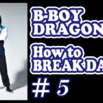 ドラゴンのHow to BREAK DANCE #5