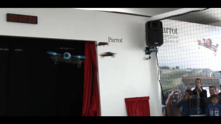 Bebop Drone dance at Paris Air Show 2015