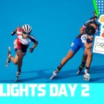 Break Dance debut & 2 x gold for Colombia in Speed Skating | YOG 2018 Day 2 | Top Moments