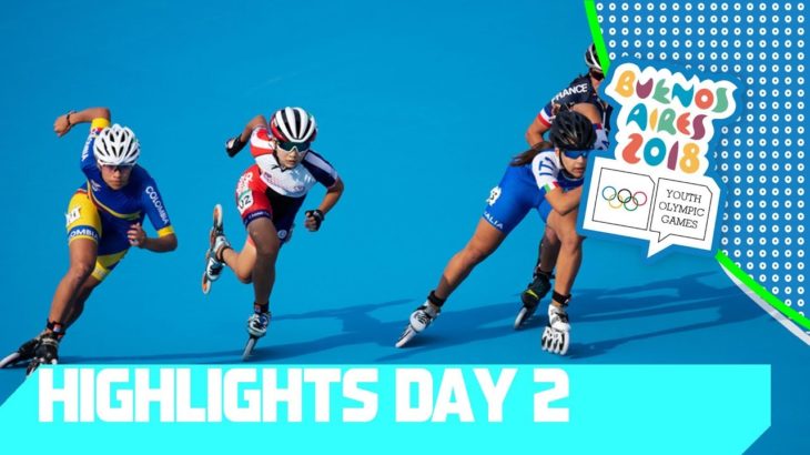 Break Dance debut & 2 x gold for Colombia in Speed Skating | YOG 2018 Day 2 | Top Moments