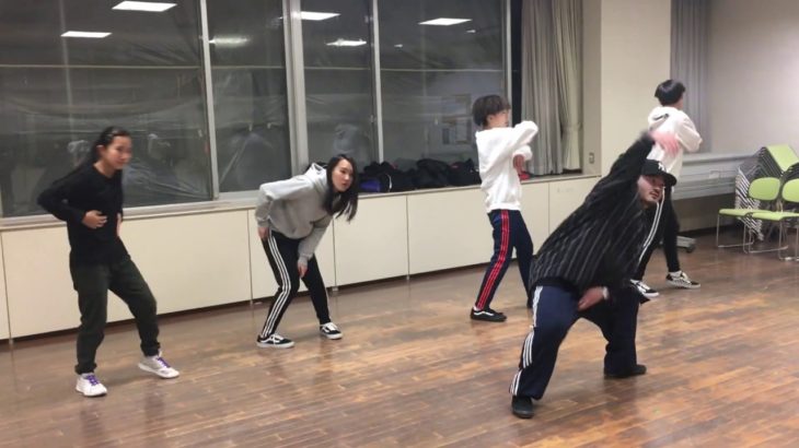 HIPHOPダンス中級レッスン振り付け