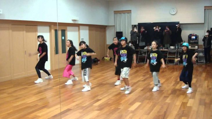 HIPHOP DANCE 四街道　ＲＩＳＥ　キッズクラス　2014　12.16　ＴＵＥ　ヒップホップダンス