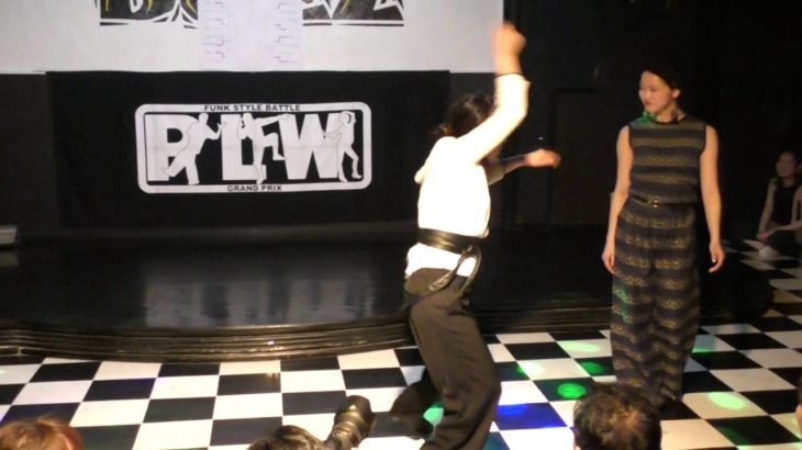 MIKUMIKU vs mare BEST8 W-1G.P TOKYO WAACK DANCE BATTLE 17/4/16
