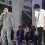 Mark Herras dancing Teach me how to Dougie @ FEU Grandstand