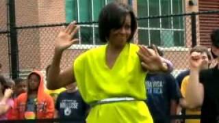 Michelle Obama Dances The Dougie’ & The Running Man. “She’s Got Soul” Official Video