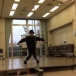 ポップダンス練習　POPPIN’Dance practice　アニメーションとブガルーで踊りました