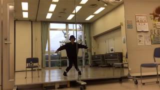 ポップダンス練習　POPPIN’Dance practice　アニメーションとブガルーで踊りました
