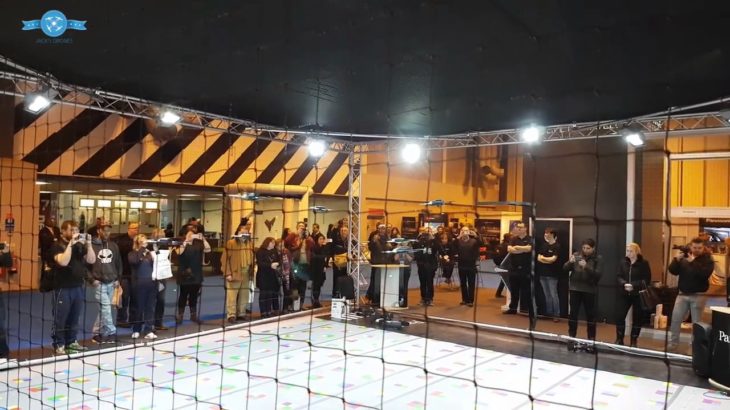 Parrot Bebop dancing drone at UK Drone Show 2016