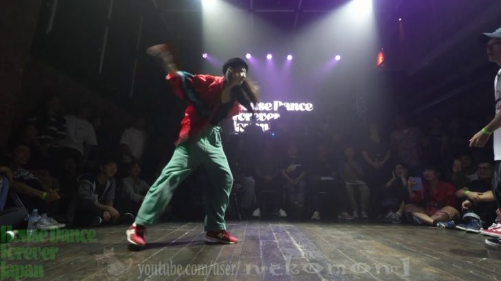 SHUHO vs MISAKO CALLOUT House Dance Forever 2018 JAPAN