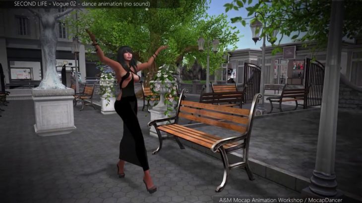 SL – Vogue 02 – dance animation for Second Life (3D game)