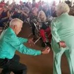 Senior Couple Dances to Reggae Music – 1030032