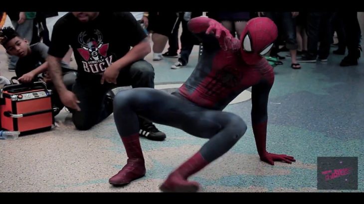 Spiderman Krump Dancing at Wondercon 2016