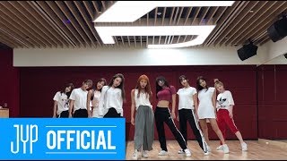 TWICE “Dance The Night Away” Dance Video (NEW JYP Practice Room Ver.)
