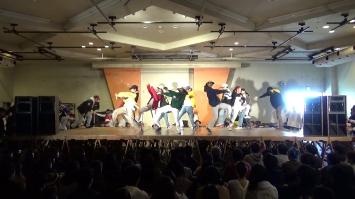 dance crew es 新歓2017 大ホール公演 hip hop