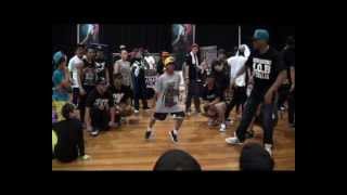 kid krumping at the adult division
