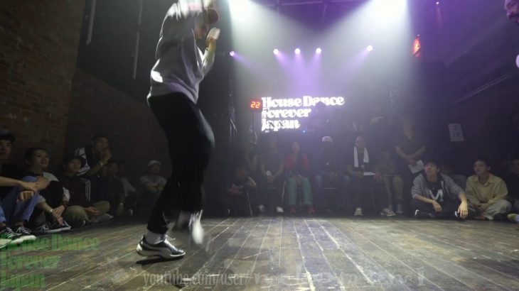 shu_hei vs JunSik BEST12 House Dance Forever 2018 JAPAN