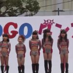 (無音)(息切れ)　女子小学生ダンス後の息切れ