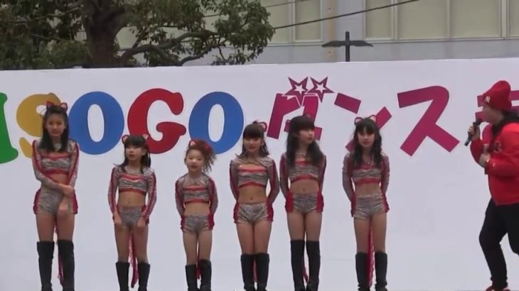 (無音)(息切れ)　女子小学生ダンス後の息切れ