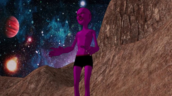 Dubstep Alien dance “Bowie – Art of War”