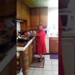 Mother 77 dancing reggae cooking pancit