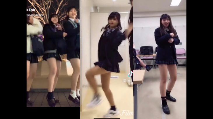【TikTok】足がきれい＆女子高生【TikTok】