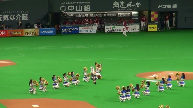 20190523 ファイターズガールとポリーによる女子だけのオープニングダンス！