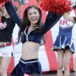 キラキラ若さ溢れる　チア　女子ダンス　どんたくパレード2019⑰＼RFCチアダンス／（一般どんたく隊）