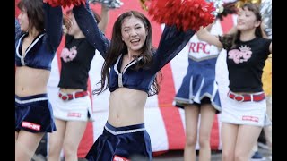キラキラ若さ溢れる　チア　女子ダンス　どんたくパレード2019⑰＼RFCチアダンス／（一般どんたく隊）