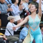 キラキラ　若さ溢れる　美人　女子ダンス　バトン　チア　742番 飯塚高校バトントワラー部・飯塚高校・二瀬中学吹奏楽部 745番 専修大学玉名高校 VENTURES　どんたく2019⑥