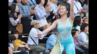 キラキラ　若さ溢れる　美人　女子ダンス　バトン　チア　742番 飯塚高校バトントワラー部・飯塚高校・二瀬中学吹奏楽部 745番 専修大学玉名高校 VENTURES　どんたく2019⑥