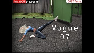 SL – Vogue 07 – dance animation for Second Life (Bento)