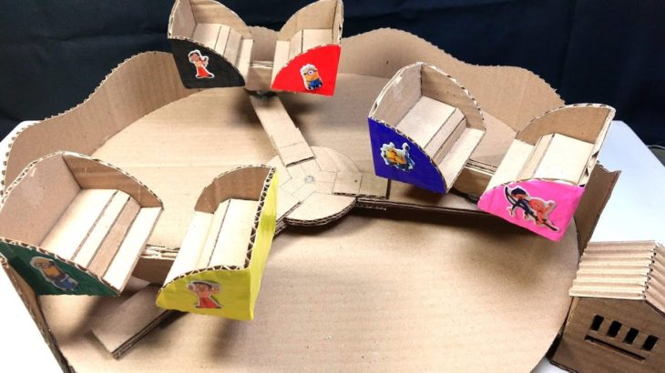 #cardboard_project22 DIY Carnival break dance ride from cardboard